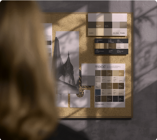 Moodboard für eine authentische Webseite mit Wohlgefühl