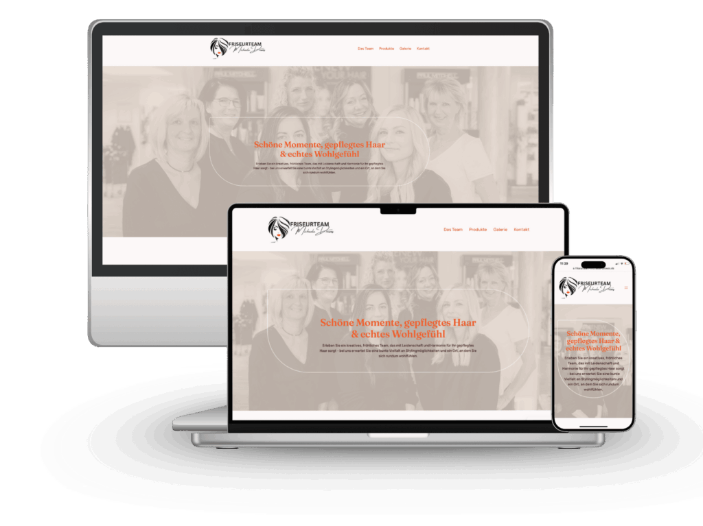 Design-Beispiel für Website-Redesign im Coaching-Bereich